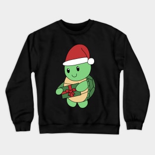 Friendly Santa Turtle Crewneck Sweatshirt